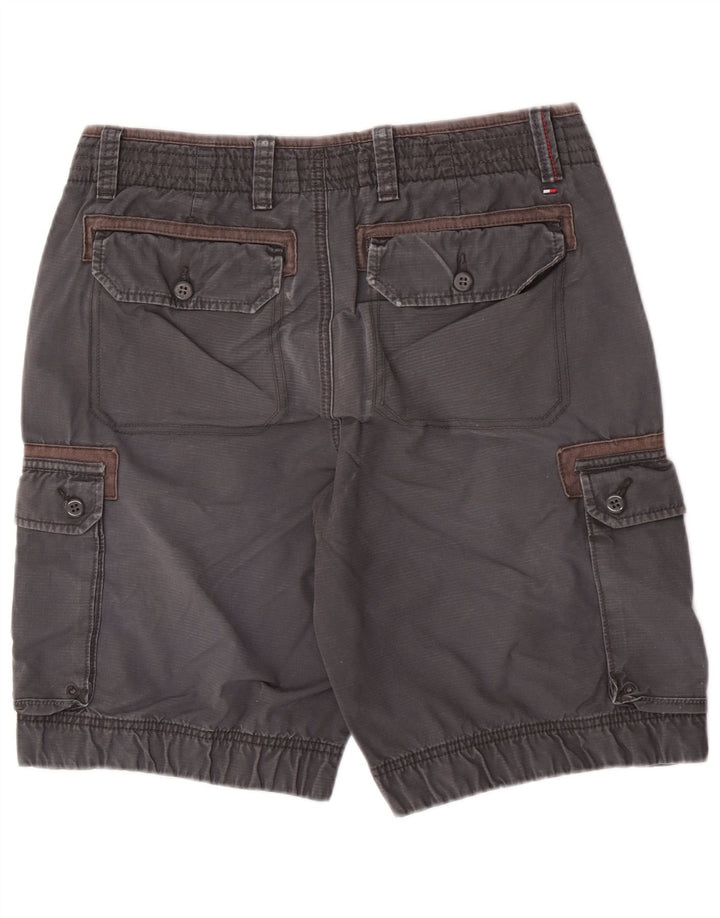 Tommy Hilfiger Mens Cargo Shorts Medium W31 Grey Cotton