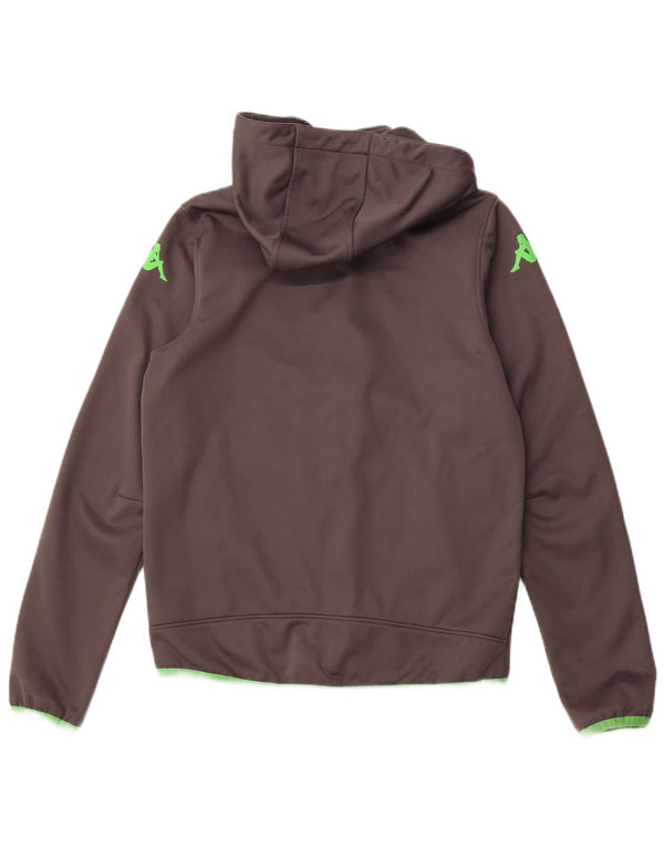 KAPPA Mens Borussia Mönchengladbach Hooded Tracksuit Top Jacket Small Grey