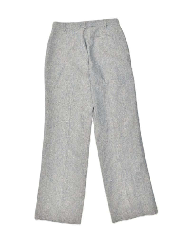 BANANA REPUBLIC Womens Flare Casual Trousers US 4 Small W28 L31 Grey Silk | Vintage Banana Republic | Thrift | Second-Hand Banana Republic | Used Clothing | Messina Hembry 