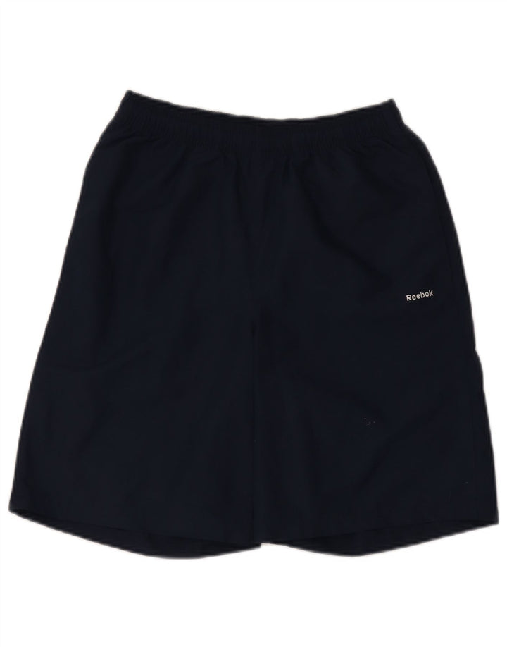 Reebok Boys Sport Shorts 13-14 Years  Navy Blue Polyester