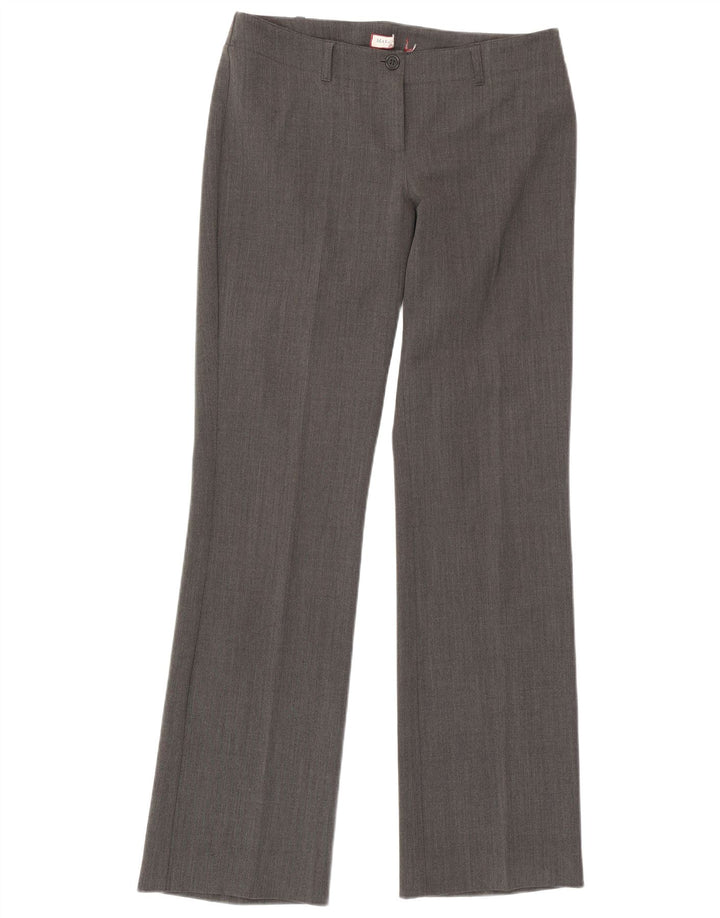 Max & Co. Womens Straight Casual Trousers W32 L32 Grey