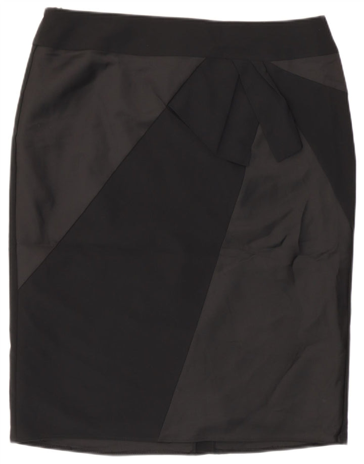 Marks & Spencer Womens Pencil Skirt UK 14 Large W32  Black Polyester