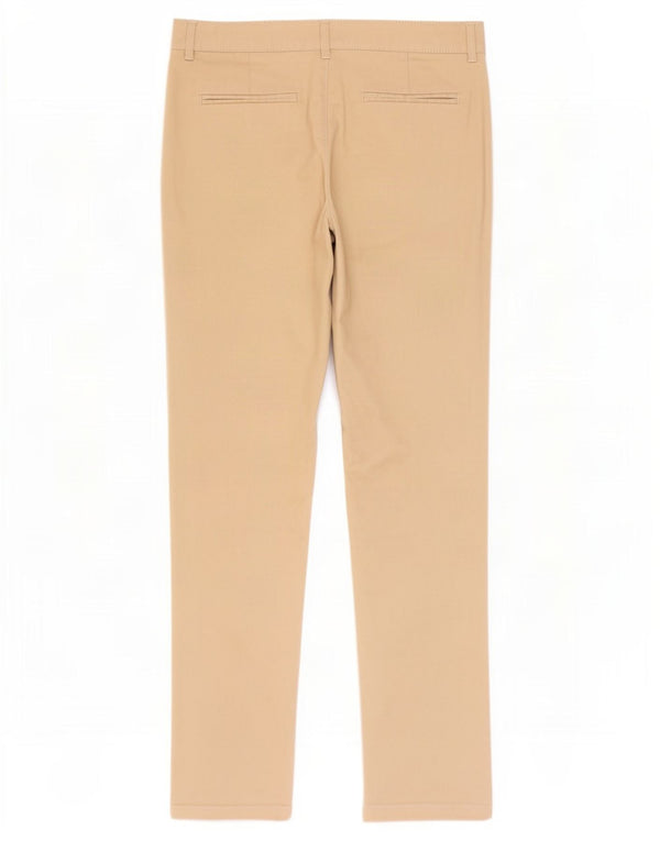 Marks & Spencer Boys Straight Chino Trousers 12-13 Years W28 L28 Beige