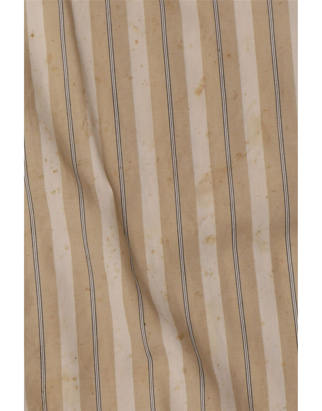 LACOSTE Mens Shirt Size 42 Large Beige Striped
