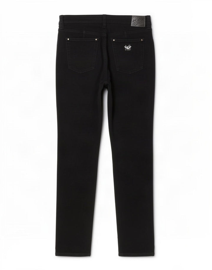 Armani Womens Straight Jeans W33 L32 Black Cotton