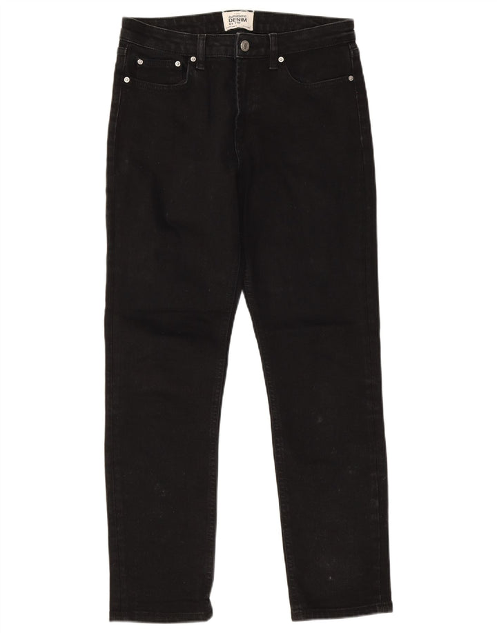 ZARA Womens Trafaluc Slim Jeans W28 L27 Black Cotton