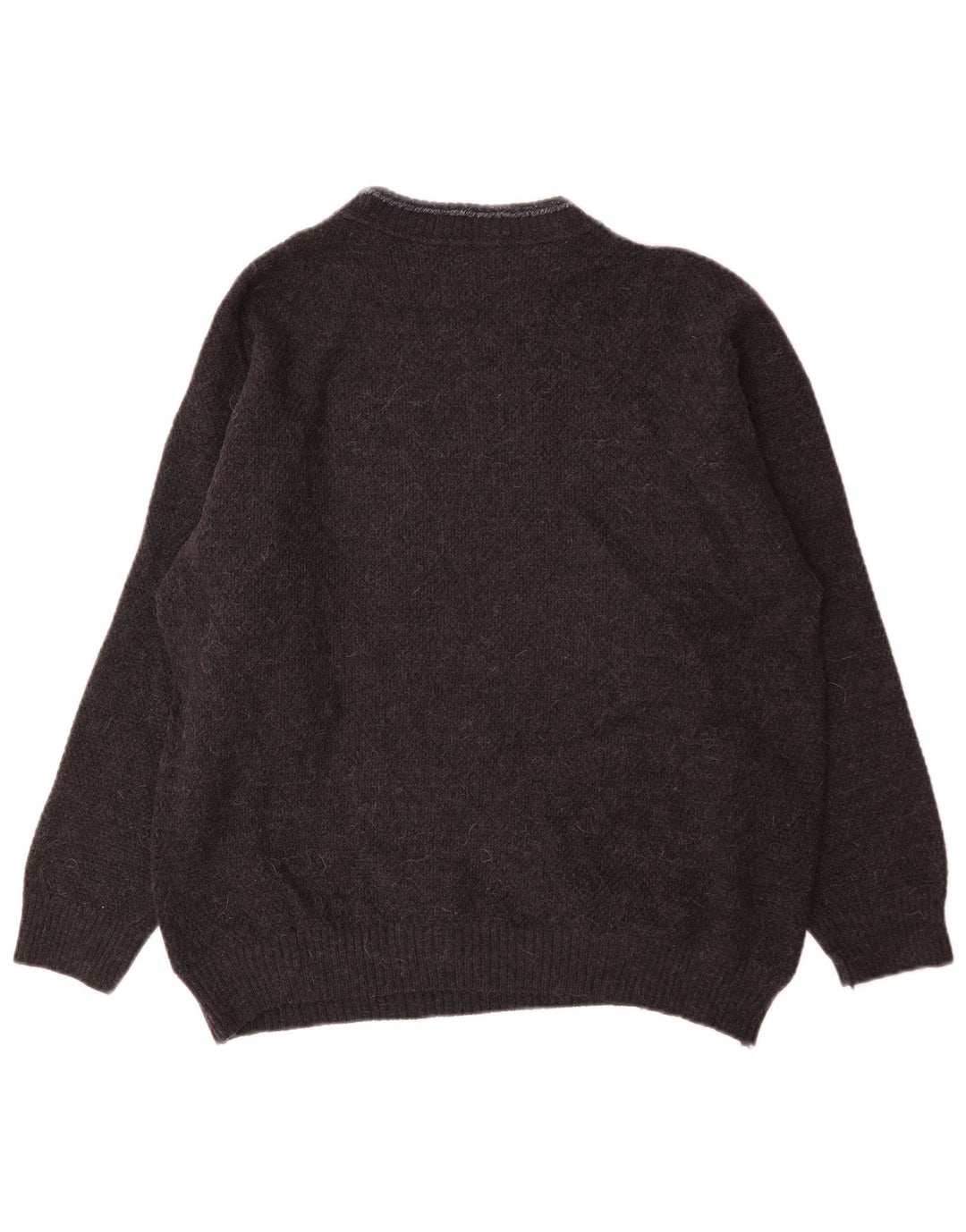 Vintage Mens Turtle Neck Jumper Sweater Medium Multicoloured Geometric