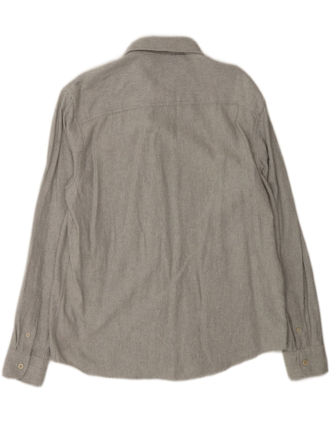 ZARA Mens Flannel Shirt Large Grey Vintage Zara and Second-Hand Zara from Messina Hembry 