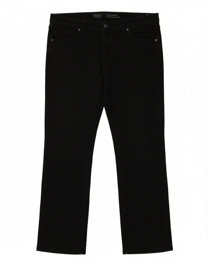 Mossimo Womens Super Strech Mid Rise Straight Jeans US 18 2XL W40 L29 Grey