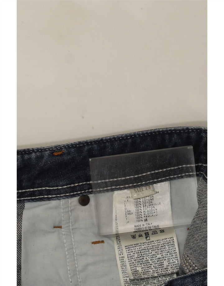 Diesel Mens Distressed Denim Shorts W29 Small Blue Cotton