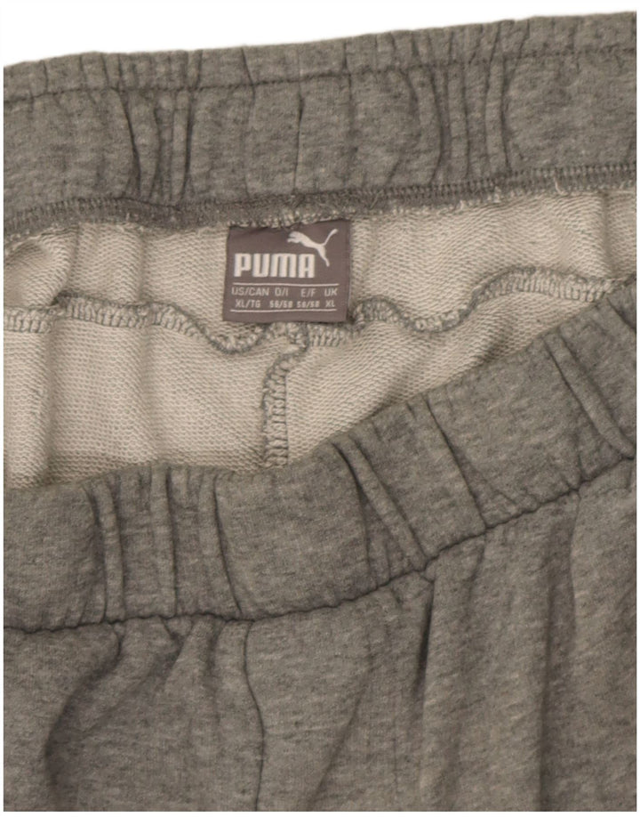 Puma Mens Sport Shorts XL Grey Flecked Cotton