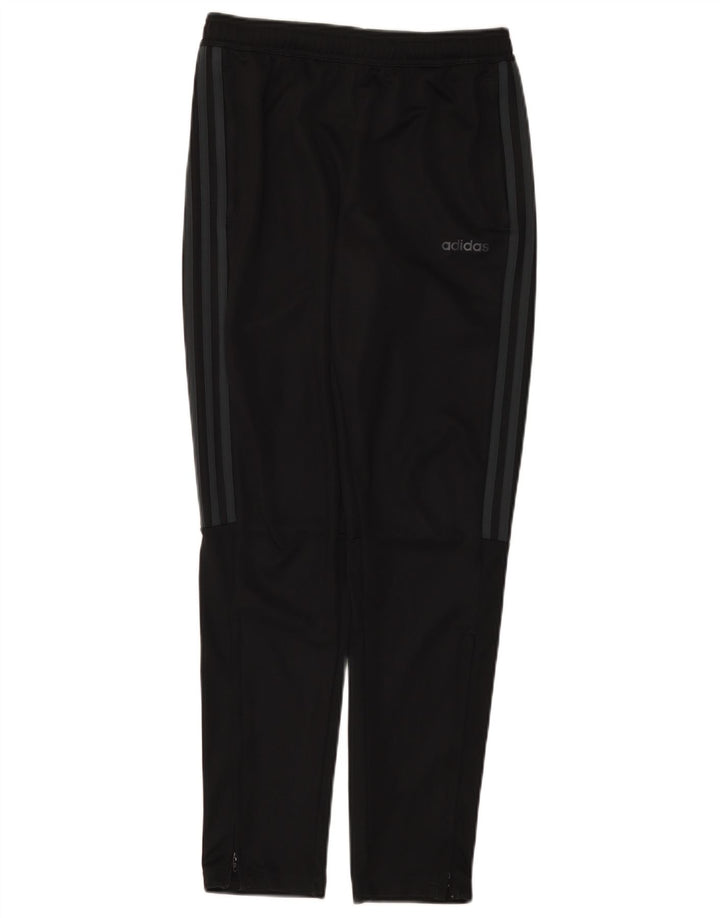 Adidas Boys Aeroready Tracksuit Trousers 13-14 Years Black Polyester