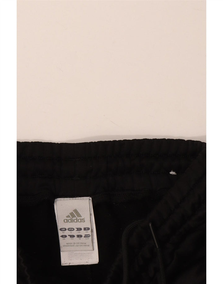 ADIDAS Womens Tracksuit Trousers UK 10 Small Black Polyester