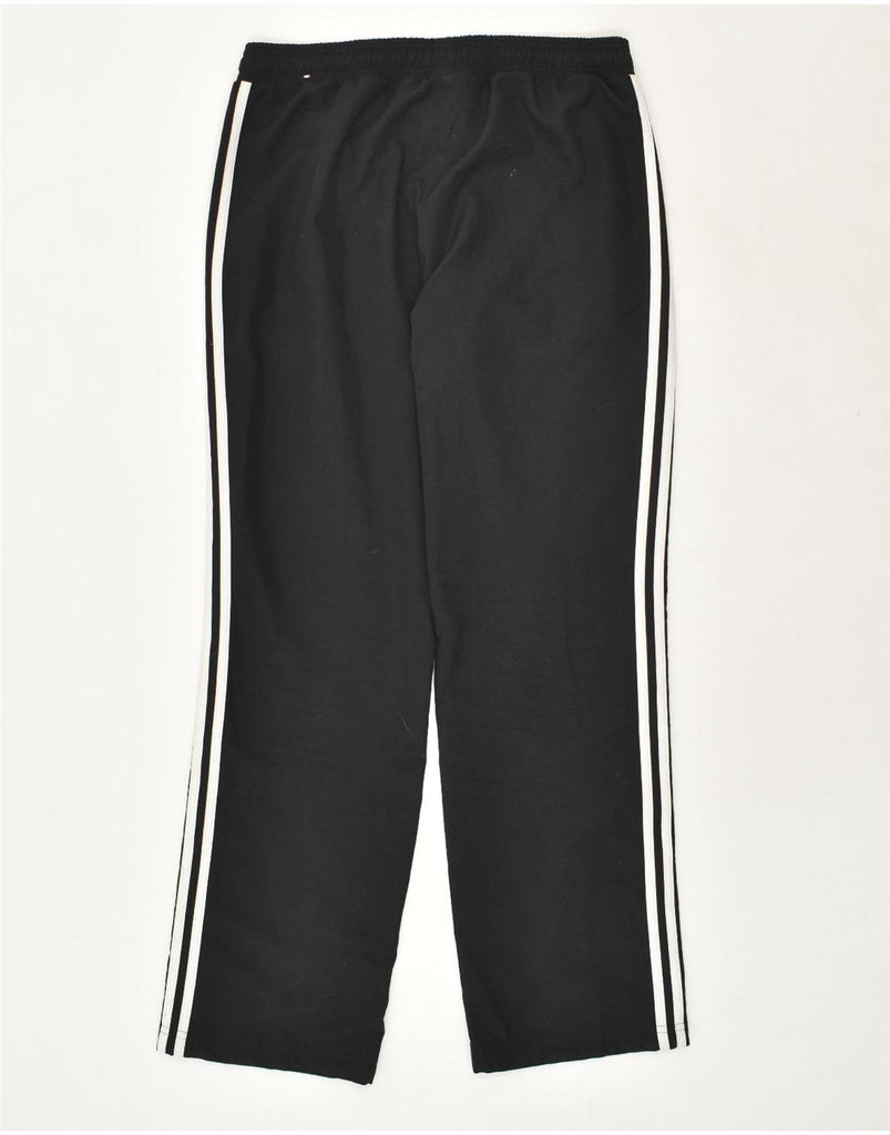 ADIDAS Womens Tracksuit Trousers UK 10 Small Black Polyester | Vintage Adidas | Thrift | Second-Hand Adidas | Used Clothing | Messina Hembry 