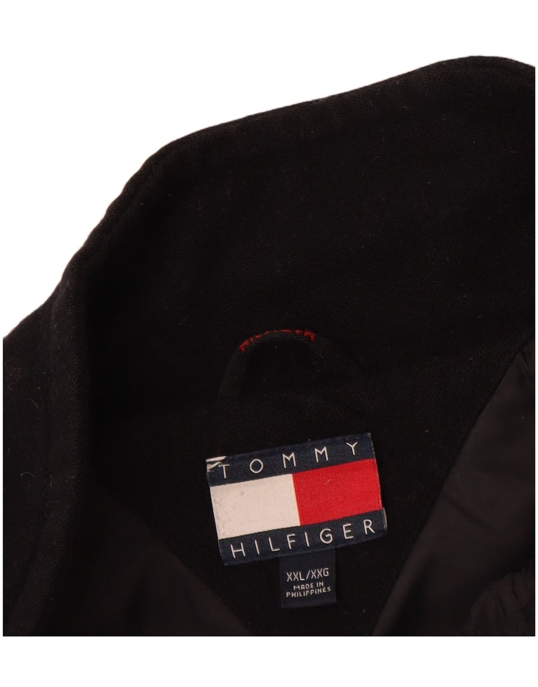 Tommy Hilfiger Mens Utility Jacket UK 44 2XL Black Colourblock Wool