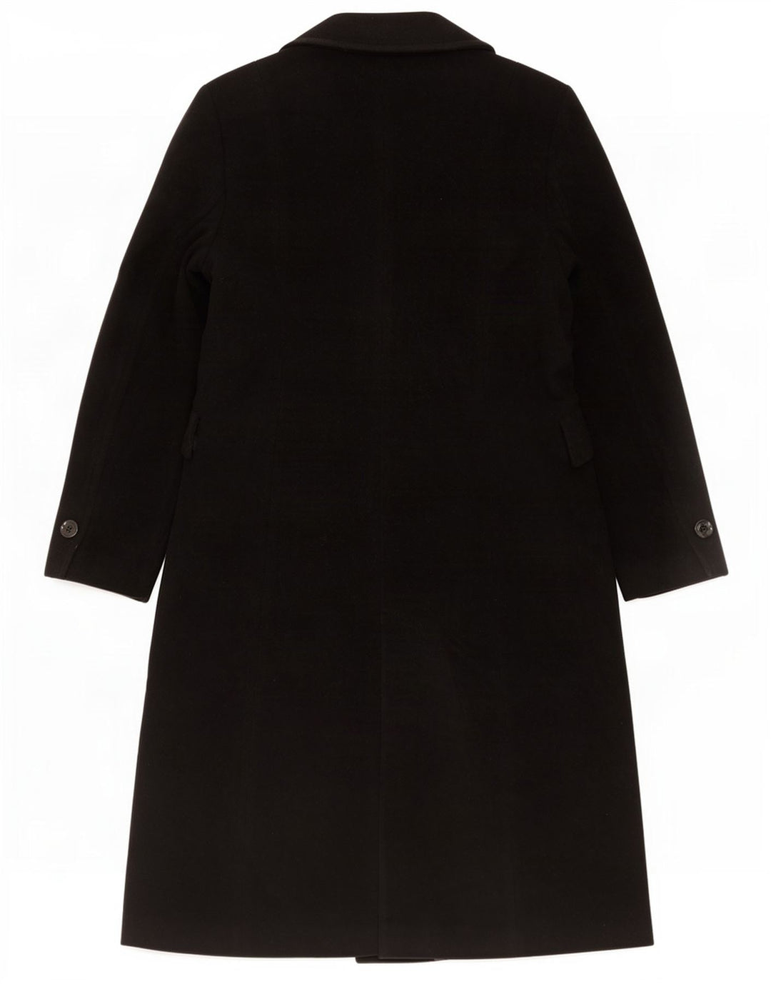 Zara Womens Overcoat EU 40 Medium Black Wool