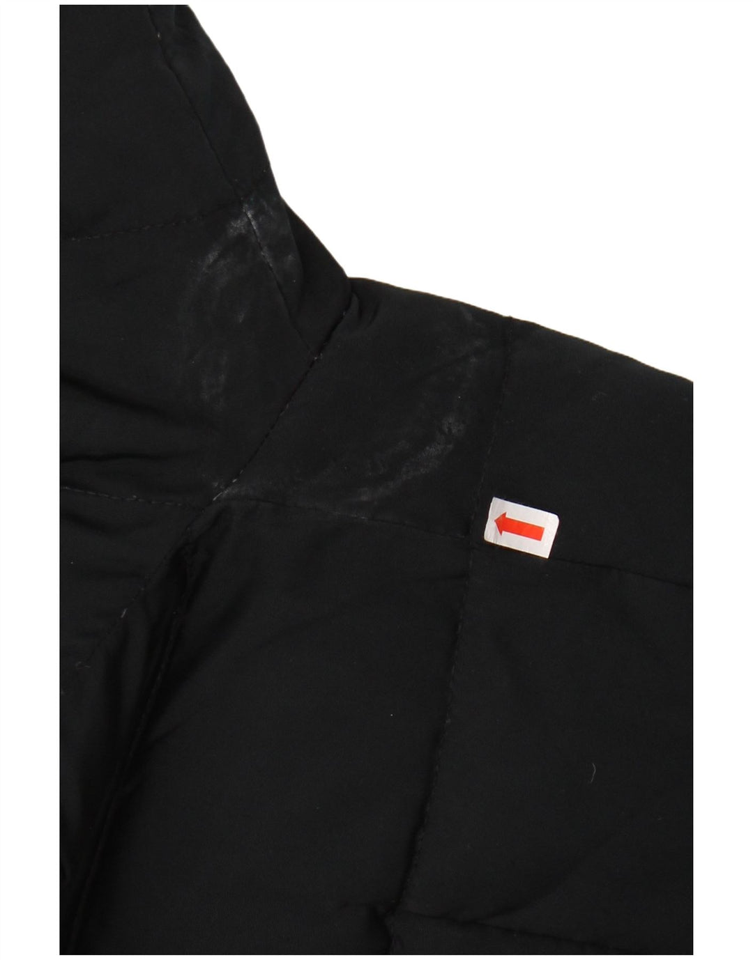 ZARA Womens Hooded Padded Jacket UK 12 Medium Black