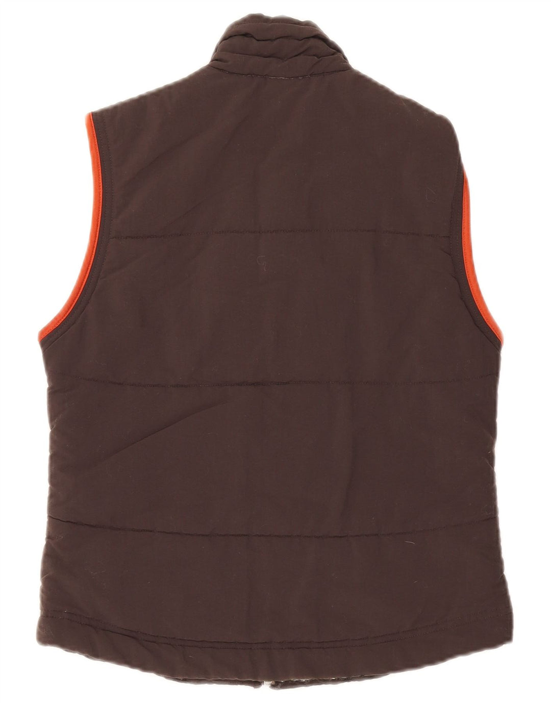Adidas Womens Padded Gilet UK 10 Small Brown Polyamide