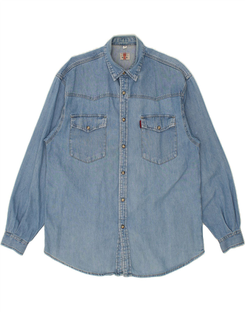 CASA BLANCA Mens Denim Shirt Medium Blue Vintage Casa Blanca and Second-Hand Casa Blanca from Messina Hembry 