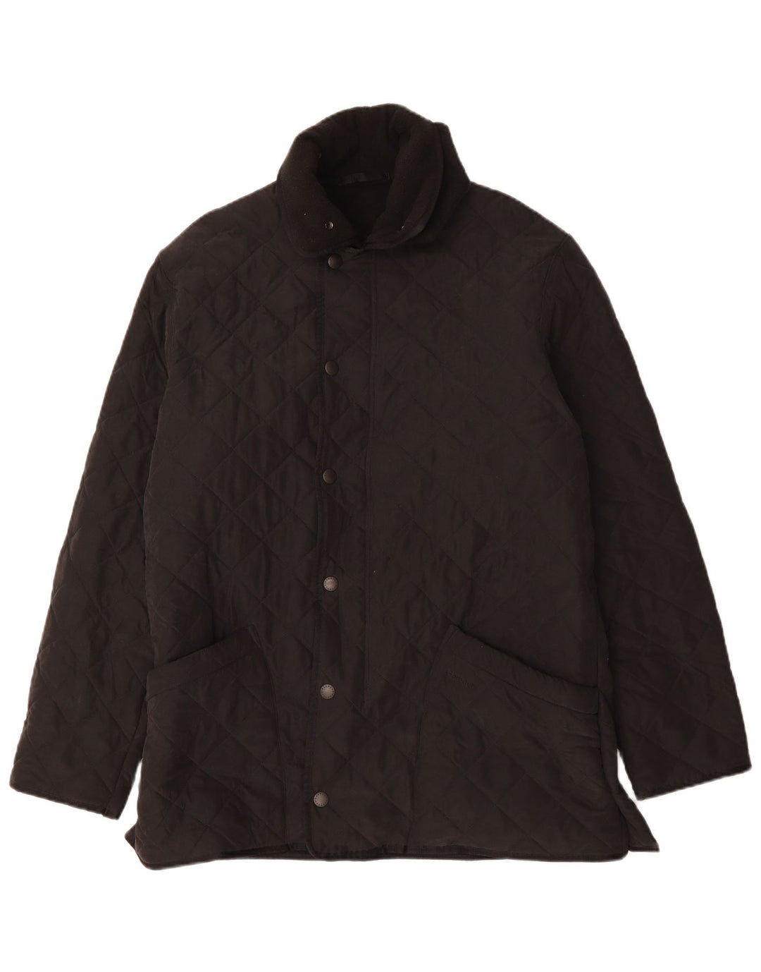BARBOUR Mens Quilted Jacket UK 40 Large Black