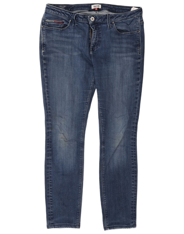 Tommy Hilfiger Mens Mid Rise Skinny Jeans W34 L32 Blue Cotton