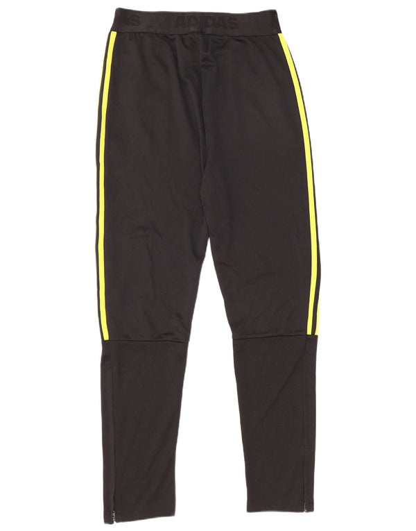Adidas Boys Aeroready Graphic Tracksuit Trousers 13-14 Years  Black