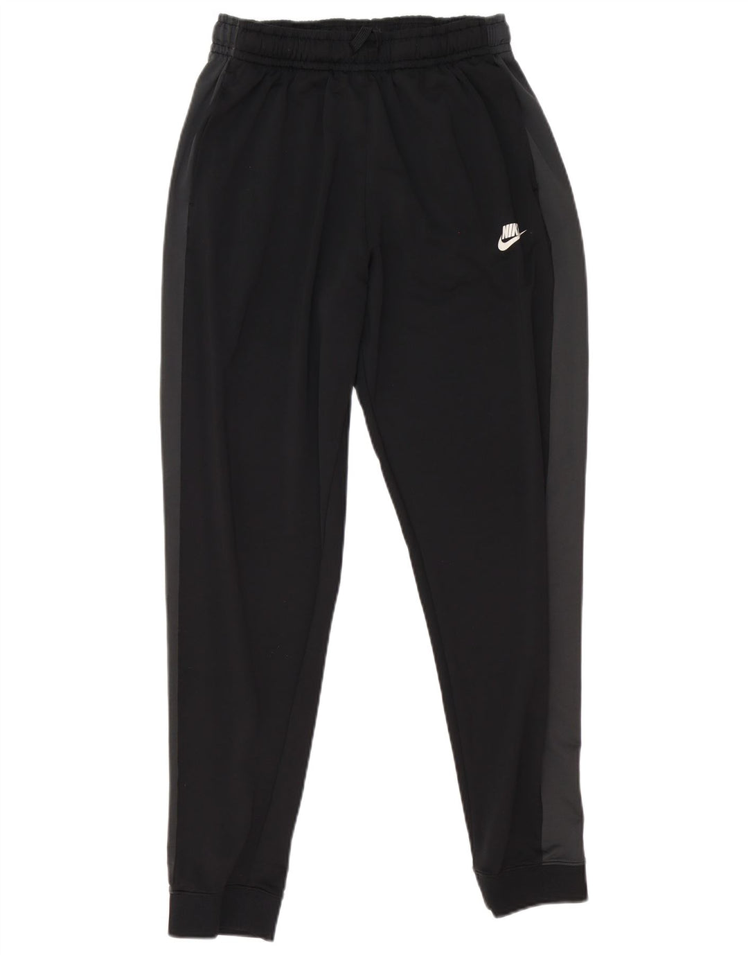 Nike Mens Tracksuit Trousers Joggers Large  Black Colourblock Polyester