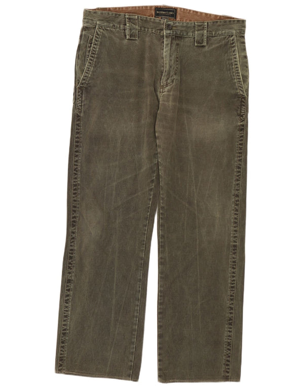Marlboro Classics Mens Straight Chino Trousers EU 52 XL W34 L29 Khaki