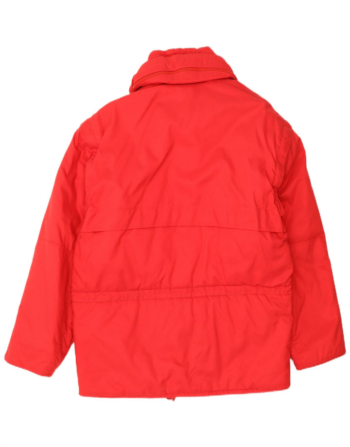 Belfe & Belfe Mens Loose Fit Padded Jacket UK 36 Small Red