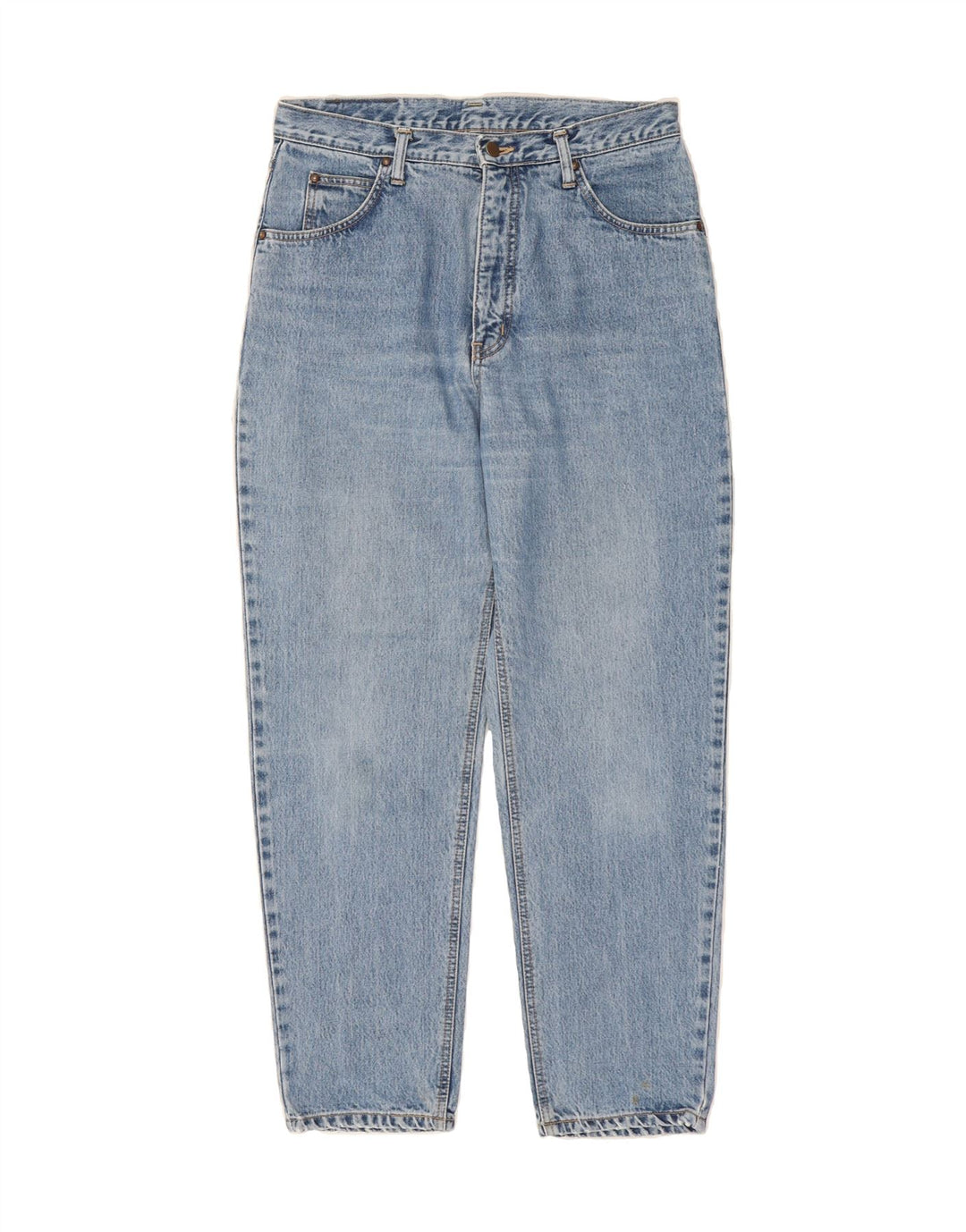 EDWIN Womens High Rise Tapered Jeans W34 L30 Blue Cotton Vintage Edwin and Second-Hand Edwin from Messina Hembry 