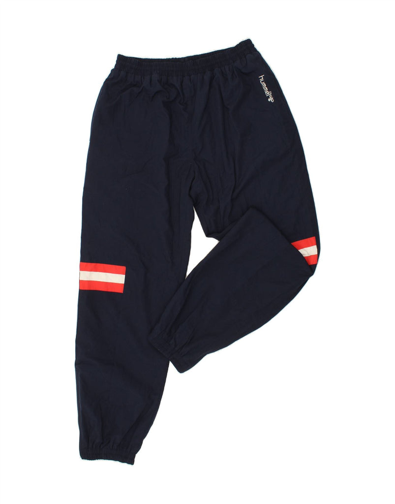 HUMMEL Mens Tracksuit Trousers Joggers Large Navy Blue Colourblock Vintage Hummel and Second-Hand Hummel from Messina Hembry 