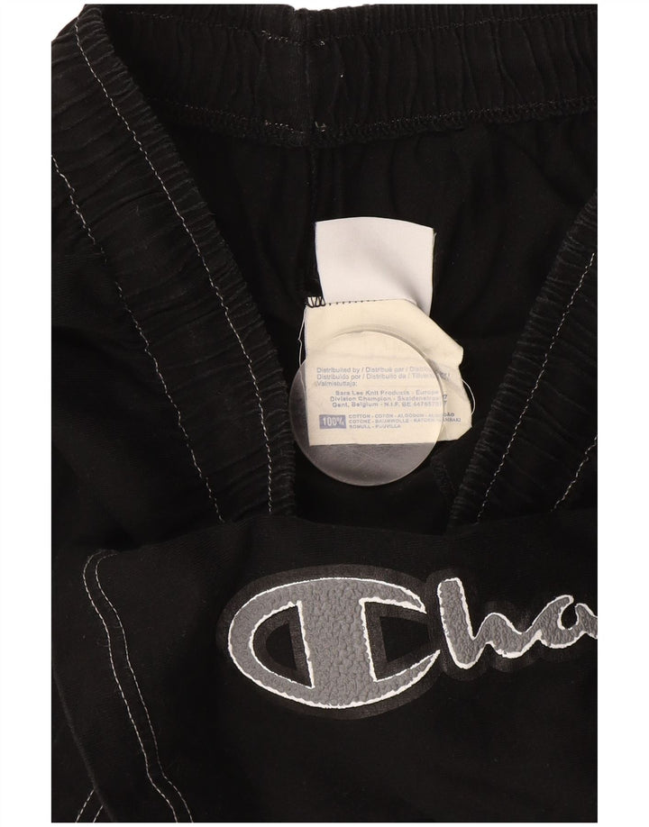 Champion Mens Graphic Sport Shorts Medium  Black Cotton
