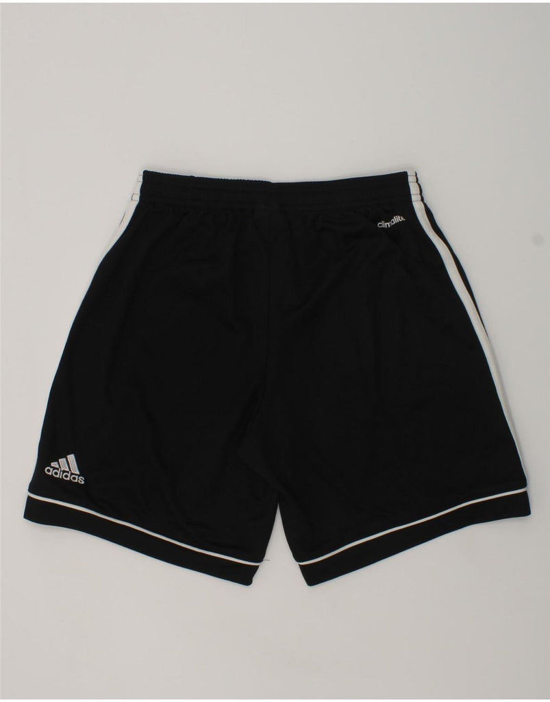 ADIDAS Boys Climalite Sport Shorts 11-12 Years Black Polyester | Vintage Adidas | Thrift | Second-Hand Adidas | Used Clothing | Messina Hembry 