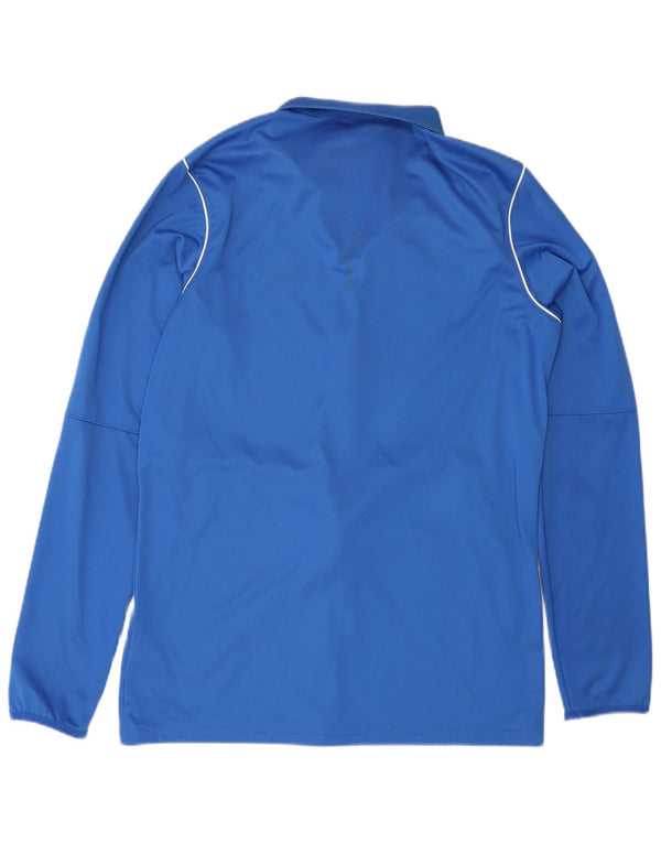 Nike Womens Graphic Tracksuit Top Jacket Medium Blue Polyester Sports