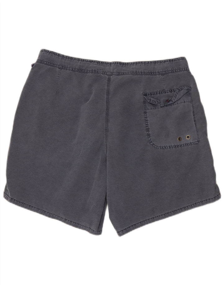 Murphy & Nye Mens Casual Shorts W38 XL Blue Cotton