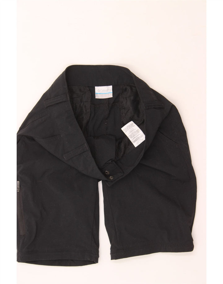 COLUMBIA Womens Regular Cargo Shorts US 4 Small W30 Black Nylon Vintage Columbia and Second-Hand Columbia from Messina Hembry 