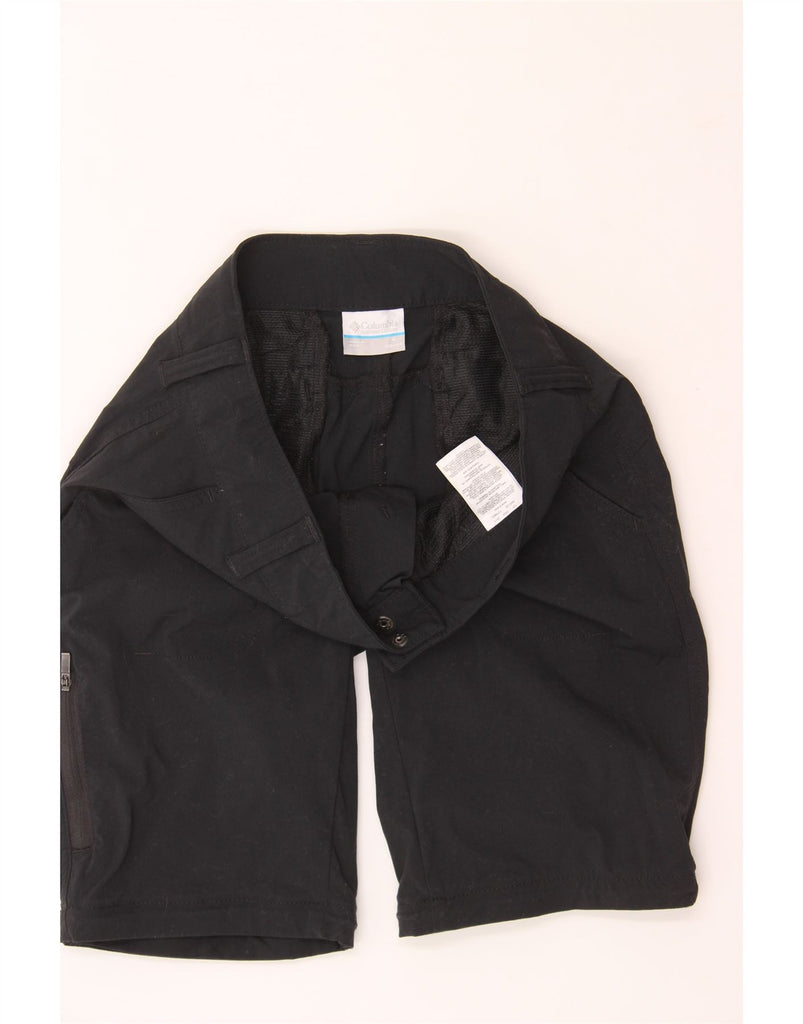 COLUMBIA Womens Regular Cargo Shorts US 4 Small W30 Black Nylon Vintage Columbia and Second-Hand Columbia from Messina Hembry 