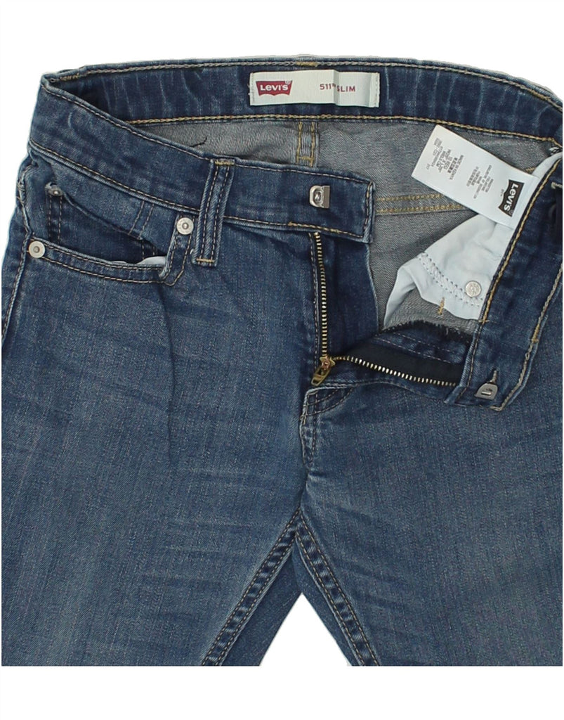 LEVI'S Boys 511 Slim Jeans 9-10 Years W25 L25 Blue Cotton | Vintage Levi's | Thrift | Second-Hand Levi's | Used Clothing | Messina Hembry 