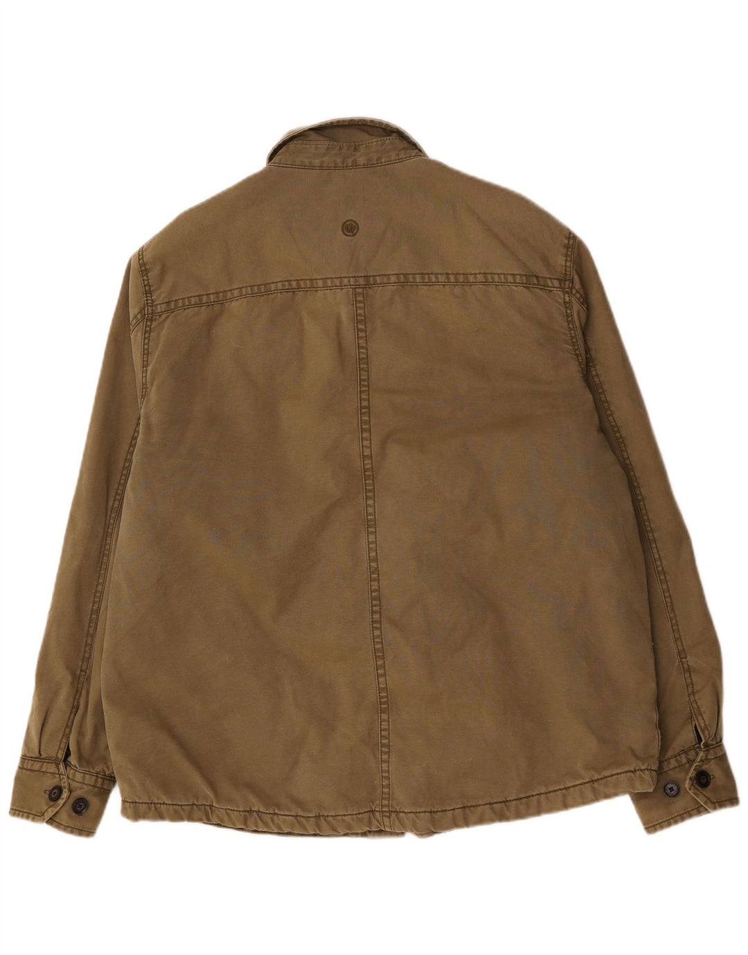 Fat Face Mens Regular Fit Utility Jacket UK 42 XL Brown Cotton