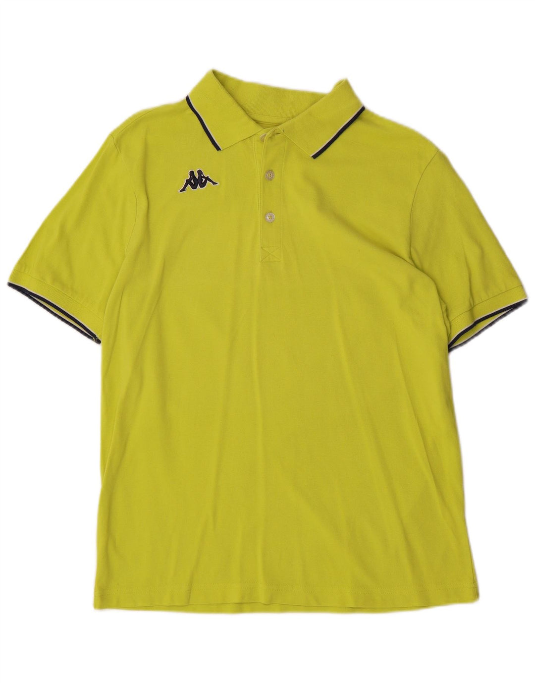 KAPPA Womens Polo Shirt Medium Green