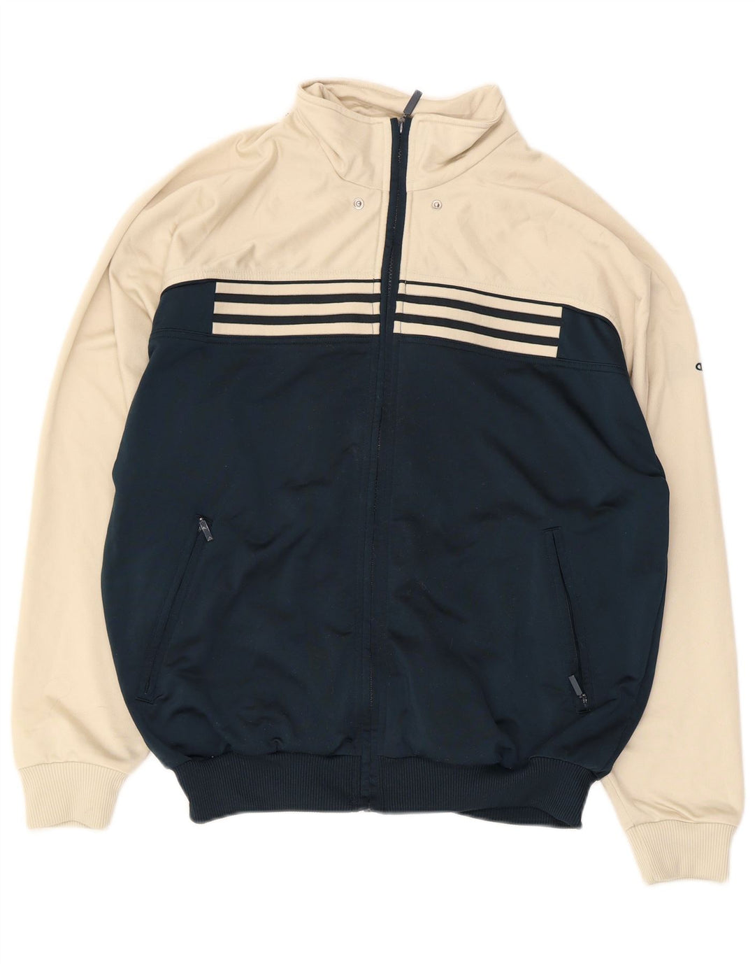 Adidas Mens Graphic Tracksuit Top Jacket UK 40/42 Medium White Colourblock