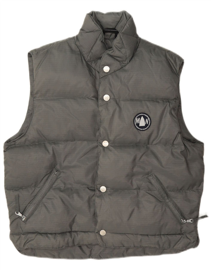 Murphy & Nye Mens Padded Gilet UK 34 XS Grey Polyamide