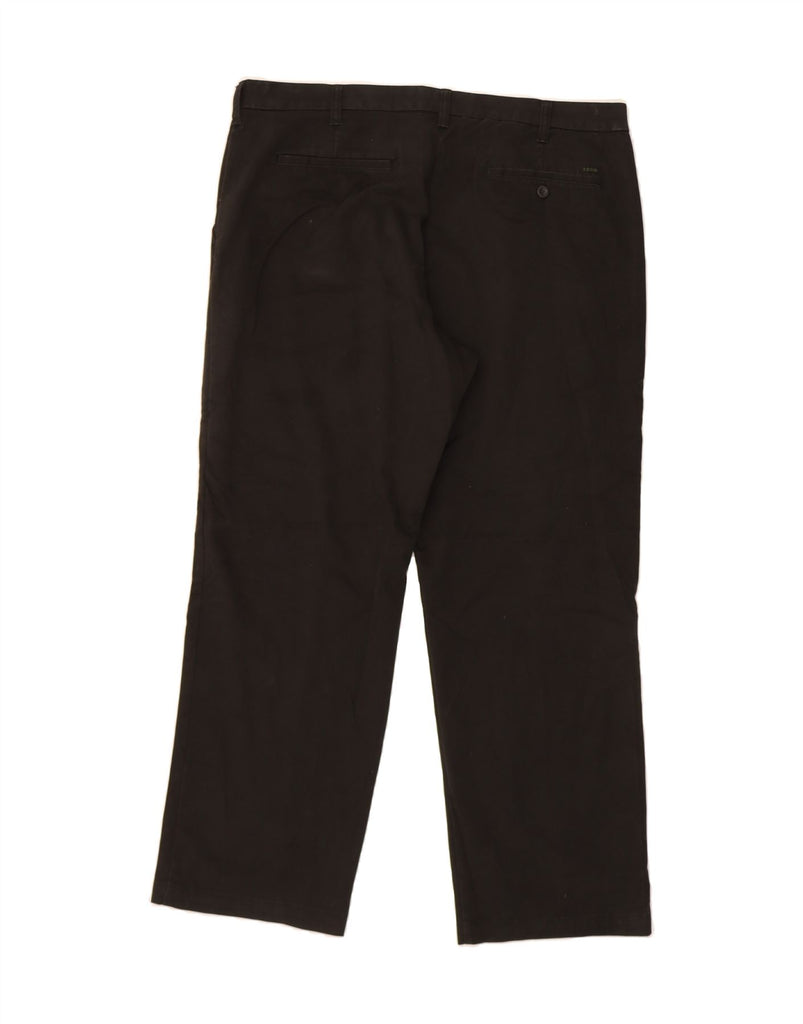 IZOD Mens Classic Straight Chino Trousers W40 L32  Black Cotton Vintage Izod and Second-Hand Izod from Messina Hembry 