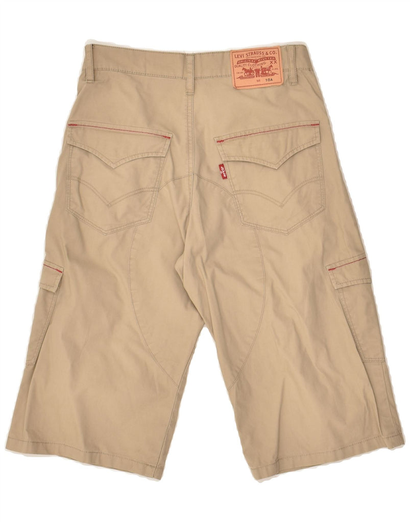 LEVI'S Boys Cargo Shorts 9-10 Years W24  Beige Cotton | Vintage Levi's | Thrift | Second-Hand Levi's | Used Clothing | Messina Hembry 