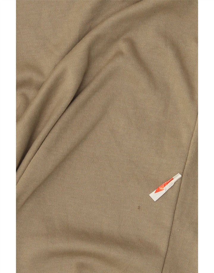 Dkny Mens Polo Shirt Large Khaki Cotton