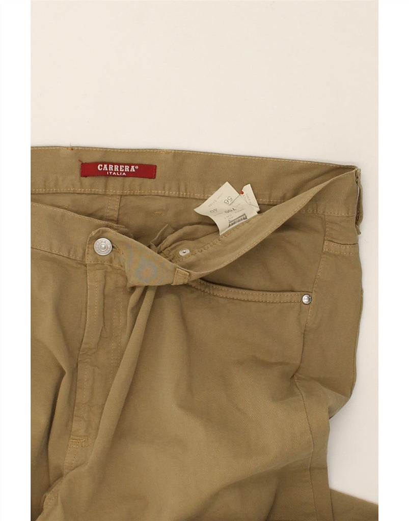 CARRERA Mens 700 Slim Casual Trousers W40 L30 Brown Cotton | Vintage Carrera | Thrift | Second-Hand Carrera | Used Clothing | Messina Hembry 