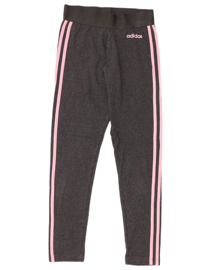 Adidas Womens Leggings UK 4/6 XS  Grey