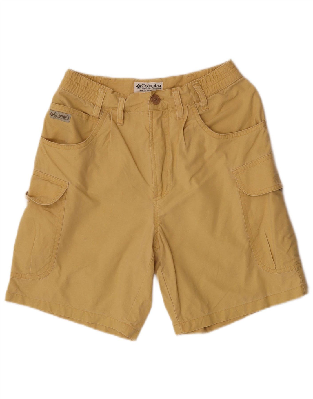 Columbia Mens Cargo Shorts W28 Small Yellow