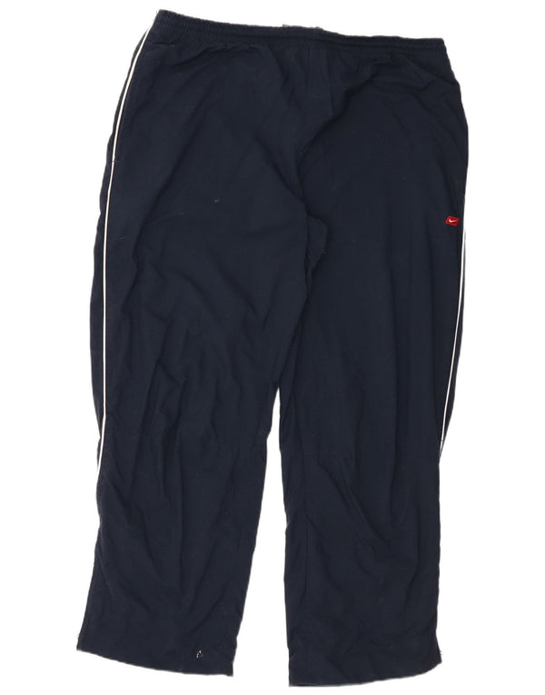 Nike Mens Tracksuit Trousers UK 45/47 XL Navy Blue Nylon Sports