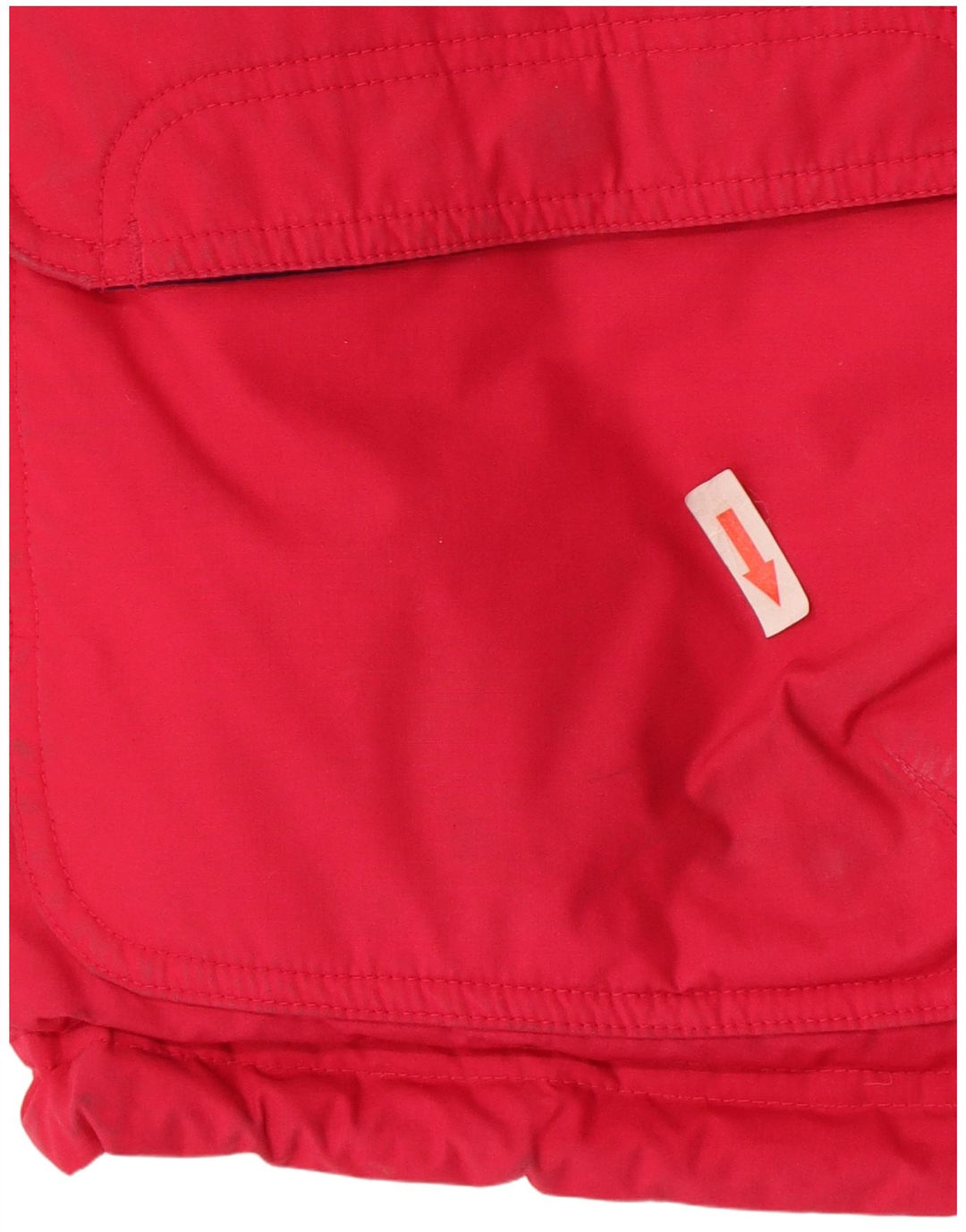Diadora Mens Loose Fit Padded Jacket UK 36 Small Red Colourblock Polyester